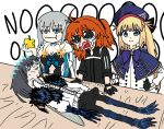  artoria_caster_(fate) artoria_pendragon_(fate) fairy fate/grand_order fate_(series) fujimaru_ritsuka_(female) habetrot_(fate) highres meme morgan_le_fay_(fate) oberon_(fate) 