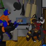  anal animated anthro anus arthropod bee canid canine canis computer couch_sex digital_media_(artwork) dildo domestic_dog e621 flog floor galacticbee genitals group group_sex handjob hi_res hybrid hymenopteran insect kety-folf kissing loop male male/male mammal mirothefox moan orgy penile penis physics pixel_(artwork) pixel_animation puffy_anus saber_braveheart sex sex_toy sgt.paddles(character) wet wet_penis whip wolf wood wood_floor 
