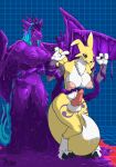  absurd_res animal_genitalia animal_penis bandai_namco big_breasts big_penis breasts canine_genitalia canine_penis corruption digimon digimon_(species) digitigrade dragon genitals goo_(disambiguation) goo_creature hi_res knot penis renamom_(character) renamon tentacles thedarkjudge96 thick_thighs transformation wings 