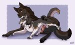 anal anal_penetration animal_genitalia animal_penis brown_body brown_fur canid canine canine_genitalia canine_penis canis claws dirty.paws domestic_dog duo erection feral feral_on_feral feral_penetrated feral_penetrating feral_penetrating_feral fur genitals hi_res knot lying male male/male male_penetrated male_penetrating male_penetrating_male mammal on_side pawpads penetration penile penile_penetration penis penis_in_ass sex size_difference smaller_penetrated smile tongue tongue_out voxly wolf yellow_eyes 