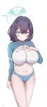  1girl absurdres blue_archive breasts halo highres large_breasts looking_at_viewer noa9noaa saki 