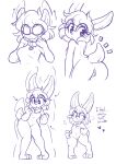  absurd_res anthro female hi_res lagomorph mammal shrinking size_transformation solo sweaterbrat transformation 