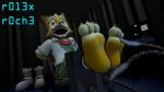  2021 3_toes 3d_(artwork) 3d_animation animated anthro barefoot boots canid canine clothed clothing digital_media_(artwork) feathers feet foot_fetish foot_focus footwear fox fox_mccloud laugh male mammal nintendo open_mouth plantigrade prick_ears restraints rolexroche shoes shoes_removed sitting soles solo star_fox stocks tentacles tickle_torture tickling tickling_feet tickling_machine toes yellow_body 