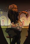  absurd_res anal anal_fingering anal_masturbation anthro balls bottomwear bottomwear_down clothed clothing felid final_fantasy final_fantasy_xiv fingering fingering_self fully_clothed genitals gold_saucer hi_res hrothgar male male_anthro mammal masturbation pants pants_down partially_clothed public public_exposure public_masturbation public_use solo_focus square_enix thekinkybear 