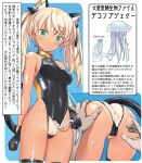  1boy 1girl after_anal animal_ear_fluff animal_ears bent_over black_gloves black_thighhighs blonde_hair blush breasts cat_ears cat_tail clothing_cutout cum cum_in_ass gloves green_eyes groin halftone jellyfish leotard original paid_reward_available plastic_bottle pointy_ears pussy pussy_peek shimada_fumikane shiny_skin solo_focus sweatdrop tail tan tanlines thighhighs twintails 