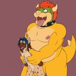  animated anthro bowser duo forced hyena laught male male/male mammal mario_bros nintendo penetration rape 