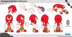  absurdres ball character_profile chest_markings crescent frown gliding gloves highres holding holding_ball knuckles_the_echidna laughing multiple_views official_art pointy_nose punching purple_eyes red_footwear red_fur reference_sheet sega serious shoes sonic_(series) sonic_dream_team spiked_knuckles tail turnaround tyson_hesse white_gloves 