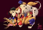  101_dalmatians absurd_res anthro antlers bottomless bottomless_male canid canine canis clothed clothing collar dalmatian disney domestic_dog duo feral foot_fetish forced hi_res horn humiliation humping hybrid knotting lobito_lobofeo lobofeo male male/male mammal pawpads paws pluto_(disney) pongo rape spots spotted_body submissive submissive_male wet 