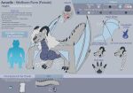  2023 3_toes 4_horns 4_toes absurd_res accessory alligatorid amethyst_(gem) anthro arrow_sign azrael_(tertia) azurlligator belly_scales big_breasts blue_body blue_claws blue_eyes blue_hair blue_horn blue_lips blue_pawpads blue_scales blue_wings braided_hair breasts canid canine cheek_spikes circle claws comparing crocodilian curved_horn digital_drawing_(artwork) digital_media_(artwork) duo eyebrows facial_hair facial_spikes fangs feet female feral fire fluffy fluffy_tail fur furgonomics gem glowing glowing_eyes grey_body grey_fur hair hi_res horn hybrid inner_ear_fluff jewelry larger_female lips long_hair male mammal membrane_(anatomy) membranous_wings model_sheet multi_horn multicolored_body multicolored_hair nathile_tiduna nude number pawpads paws pink_tongue pupils reptile ring scales scalie short_hair silhouette simple_background size_difference skywater slit_pupils smaller_male smile spikes spikes_(anatomy) tail tail_accessory tail_jewelry tail_ring teeth text text_box thick_bottom_lip thick_eyebrows toe_claws toes tongue tongue_out tuft wavy_hair white_hair wing_claws wings wolfvern 