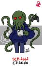  2020 4_fingers animal_humanoid anthro back_tentacles biped black_text blue_clothing blue_hoodie blue_topwear broken_lock_symbol cephalopod cephalopod_humanoid character_name clothing coffee_mug colored controller dated digital_drawing_(artwork) digital_media_(artwork) english_text face_tentacles fingers game_controller green_body green_skin green_tentacles hi_res holding_coffee_mug holding_controller holding_game_controller holding_mug holding_object hoodie humanoid lock_symbol male marine marine_humanoid mind_flayer mollusk mollusk_humanoid monster mug red_eyes red_lock_symbol red_text scp-2662 scp_foundation signature simple_background standing suckers tentacles text topwear white_background white_mug zal-cryptid 