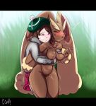  abdominal_bulge absurd_res anthro embrace female from_behind_position generation_4_pokemon gloria_(pokemon) herm hi_res hug hugging_from_behind human intersex intersex/female lopunny mammal nintendo penetration penile penile_penetration pokemon pokemon_(species) pokemon_trainer sex souley69 