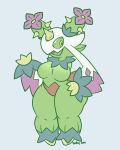  absurd_res anthro breasts digital_media_(artwork) elemental_creature fan_character female flora_fauna froslass generation_4_pokemon generation_5_pokemon green_body hi_res humanoid hybrid maractus nintendo not_furry open_mouth plant pokemon pokemon_(species) simple_background solo spirit touko_(percyperrserker) white_background yeibyuwu yellow_eyes 