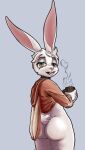  &lt;3 &lt;3_eyes anthro bottomless clothed clothing hi_res lagomorph leporid male mammal mr.gerich rabbit solo texi_(yitexity) tongue tongue_out 