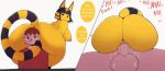  animal_crossing animated ankha_(animal_crossing) anthro anthro_penetrated arched_back ball_slap balls balls_deep bent_over big_balls big_breasts big_butt big_penis blazethefox blue_body blue_fur blue_hair bored_expression bouncing_balls bouncing_butt breasts brown_hair butt butt_jiggle clothed clothing curvy_figure dialogue domestic_cat duo english_text erection felid feline felis female fur genitals hair huge_balls huge_breasts huge_butt huge_penis human humanoid humanoid_genitalia humanoid_penis jiggling long_ears long_hair looking_back male male/female male_penetrating mammal moan nintendo nipples nude penetration penis pussy red_clothing red_shirt red_topwear rough_sex screaming sex shirt short_playtime simple_background slap speech_bubble tail teasing teasing_with_tail text thick_thighs tired_eyes topwear vaginal villager_(animal_crossing) voluptuous white_body white_skin wide_hips yellow_body yellow_fur 