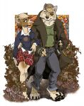  anthro ashley_rockwell bighorn_sheep bodyguard bodyguard_position bottomwear bovid canid canine canis caprine clayton_greymane clothing coat cockiestspaniel college_student duo eye_patch eye_scar eyewear facial_scar female from_behind_position grizzlygus hi_res male male/female mammal overcoat scar school_uniform sex sheep shoulder_holster skirt standing standing_sex topwear trenchcoat uniform wolf wrapped_arms 