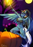  absurd_res anthro brony caliluminos clothing equid equine female halloween hi_res holidays horse invalid_tag lingerie magic_user mammal pegapet pegasus pony solo wings witch ych 