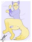  absurd_res animal_genitalia animal_humanoid animal_penis anthro anus backsack balls bed bed_sheet bedding bedding_background blonde_hair blue_anus blue_clothing blue_eyes blue_hoodie blue_nose blue_penis blue_topwear bodily_fluids bottomless butt cat_humanoid clothed clothing dipstick_tail domestic_cat ears_up erection eyebrows felid felid_humanoid feline feline_ears feline_genitalia feline_humanoid feline_penis felis fluffy fluffy_balls fluffy_tail fur furniture galaxymaw genitals girly glans hair hair_over_eye hi_res highlights_(coloring) hoodie hoodie_only humanoid humanoid_genitalia humanoid_penis lenny_(theiathegreatest) looking_at_viewer lying lying_on_bed male mammal mammal_humanoid markings maw_nsfw on_bed on_side one_eye_obstructed penile_spines penis purple_anus purple_body purple_clothing purple_eyebrows purple_eyes purple_glans purple_hoodie purple_nose purple_penis purple_topwear smile smiling_at_viewer solo sweat sweatdrop tail tail_markings tail_mouth thick_tail thick_thighs topwear topwear_only unusual_anatomy unusual_genitalia unusual_penis unusual_tail yellow_balls yellow_body yellow_fur yellow_hands yellow_paws yellow_tail 