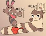  ambiguous_gender brown_body brown_fur erection feet feral foot_fetish foot_play footjob fur furret generation_2_pokemon genitals group hashtag hi_res id_number male nintendo number penis pokemon pokemon_(species) secretsableye sentret sex simple_background smile tail text toes 