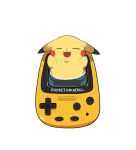  :3 ban_(ban62460424) commentary_request english_text game_boy game_boy_pocket handheld_game_console no_humans pikachu pokemon pokemon_(creature) simple_background solo white_background 