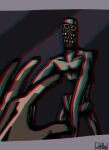  2020 3d_glasses ambiguous_gender artist_name biped black_background black_text chromatic_aberration colored digital_drawing_(artwork) digital_media_(artwork) eddybird emaciated fingers first_person_view hi_res humanoid light_body light_skin looking_at_viewer monster monstrous_humanoid not_furry scp-176 scp-176-1 scp_foundation signature simple_background solo standing teeth text wide_eyed 