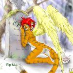  bodily_fluids cemetery crying felid grave male male/male mammal michael_jackson pantherine rip tears tiger zenthetiger 