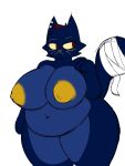  2021 3:4 anthro areola belly big_areola big_belly big_breasts big_butt big_nipples biped blue_body blue_ears blue_fur blue_tail breasts butt chip_at_night domestic_cat felid feline felis female fur hair huge_breasts huge_butt huge_hips huge_thighs mae_borowski mammal multicolored_body multicolored_fur navel night_in_the_woods nipples overweight overweight_anthro overweight_female paws red_eyes red_hair slightly_chubby solo tail thick_thighs two_tone_body two_tone_fur whiskers yellow_areola yellow_nipples 