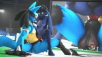  3d_(artwork) absurd_res anthro blitz_(modblitzwing) digital_media_(artwork) domi_(domibun) domibun duo female generation_4_pokemon hi_res lagomorph leporid lucario male mammal nintendo pokemon pokemon_(species) rabbit source_filmmaker 