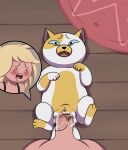  absurd_res adventure_time bestiality big_penis blonde_hair blue_eyes blush bodily_fluids bra cake_the_cat cartoon_network clothing cum cum_in_pussy cum_inside domestic_cat drooling duo eyes_closed felid feline felis female feral fionna_and_cake fionna_the_human forced genital_fluids genitals gynomorph gynomorph/female hair hi_res human intersex intersex/female interspecies mammal penetration penis pussy pussy_juice rape saliva sweat underwear unknown_artist vaginal vaginal_penetration vein veiny_penis 