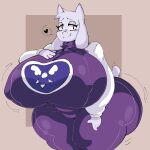  &lt;3 absurd_res anthro big_breasts big_butt boss_monster bovid breasts butt caprine clothing female floppy_ears goat half-closed_eyes hi_res horn huge_breasts huge_butt lewd_dorky looking_at_viewer mammal narrowed_eyes nipple_outline red_eyes robe smile solo thick_thighs toriel undertale undertale_(series) 