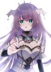  1girl blue_eyes breasts cleavage detached_sleeves earrings green_eyes head_wings heterochromia highres indie_virtual_youtuber jewelry mole mole_under_eye open_mouth purple_hair rosetta_dragalion solo white_wings wings yoto1013 