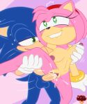  &lt;3 &lt;3_eyes amy_rose anthro balls bite biting_lip blue_body blue_fur blush bodily_fluids breast_grab breasts clothing cum cum_inside duo erection eulipotyphlan female female_penetrated from_behind_position fur genital_fluids genitals gloves green_eyes hair hand_on_breast handwear hedgehog hi_res ladycherrybomba leg_grab looking_pleasured male male/female male_penetrating male_penetrating_female mammal nipples nude penetration penile penis pink_body pussy sega sex simple_background sonic_the_hedgehog sonic_the_hedgehog_(series) vaginal vaginal_penetration 