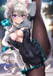  1girl commentary_request genshin_impact highres lynette_(genshin_impact) solo squchan 