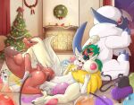  absol alien anal anal_penetration angelfluff animate_inanimate anthro areola balloon blaziken breast_growth breasts chokehold christmas christmas_decorations christmas_lights christmas_tree decidueye disney experiment_(lilo_and_stitch) female fireplace fuf generation_3_pokemon generation_7_pokemon genital_growth genitals group growth head_between_breasts holidays humanoid inflatable lilo_and_stitch living_inflatable looking_back looking_pleasured male male/female male/male nintendo nipples nude penetration penis penis_growth pink_areola plant pokemon pokemon_(species) pump tree trio 