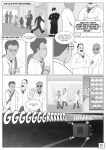  accent alien alien_humanoid comic elevator english_text group hi_res hplovehorse human humanoid male mammal monochrome onomatopoeia roswell_grey scalie sound_effects text 