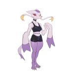  1:1 abs absurd_res anthro bottomwear breasts cleavage clothed clothing female generation_5_pokemon hi_res mienshao nintendo pokemon pokemon_(species) red_eyes solo tagme tight_bottomwear tight_clothing zeker 