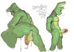  2023 absurd_res after_anal anthro anus backsack balls biped bodily_fluids breath butt cum cum_drip cum_in_ass cum_inside digital_media_(artwork) dripping erection five_nights_at_freddy&#039;s five_nights_at_freddy&#039;s_3 foreskin fur genital_fluids genitals green_body green_fur hi_res humanoid_genitalia humanoid_penis kogito lagomorph leporid male mammal nude pecs penis perineum rabbit retracted_foreskin scottgames simple_background solo springtrap_(fnaf) standing sweat throbbing_penis vein veiny_penis white_background 