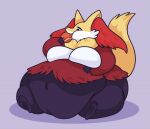  anthro belly big_belly big_breasts black_body black_eyes black_fur breasts canid canine delphox eating featureless_breasts female fox fur generation_6_pokemon huge_breasts huge_thighs hyper hyper_belly mammal navel nintendo obese obese_anthro obese_female overweight overweight_anthro overweight_female pokemon pokemon_(species) pompuffy_(artist) red_body red_fur shadow sitting solo stuffing tail thick_thighs weight_gain white_body white_fur yellow_body yellow_fur 