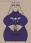  animated anthro areola bedroom_eyes big_breasts bikini boss_monster bouncing_breasts bovid breasts caprine clothed clothing clothing_lift dress dress_lift female fupa huge_breasts mammal mature_female narrowed_eyes oofrowdy pubes seductive sling_bikini solo swimwear thick_thighs toriel undertale undertale_(series) 