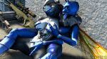  16:9 2023 3_fingers 3d_(artwork) 4_arms antennae_(anatomy) anthro areola arthropod artist_name assassin belly_tattoo big_breasts black_body black_fur black_hair black_sclera blue_body blue_eyes blue_skin breast_fondling breast_grab breast_play breasts canid canine canis chest_tattoo detailed_background digital_media_(artwork) duo female fingering fingering_partner fingers fondling fur grope gun hair hair_over_eye hand_on_breast hi_res holding_breast insect juliana_(viper-desires) katie_(viper-desires) mammal multi_arm multi_limb multicolored_body multicolored_fur neck_tuft nipples nude one_eye_obstructed ranged_weapon rifle rooftop sex sharp_teeth short_hair smile sniper_rifle source_filmmaker tattoo teeth tuft two_tone_body two_tone_fur vaginal vaginal_fingering viper-desires watermark weapon white_body white_fur widescreen wings wolf 