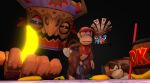  3d_(artwork) alternate_ending anal anthro ape banana barrel black_body black_fur blender_(software) blender_cycles brown_body brown_fur butt_sniffing chimpanzee clothing defeated diddy_kong digital_media_(artwork) dominant dominant_male donkey_kong_(character) donkey_kong_(series) doommusk failed_hero fan_character food fruit fur game_over gameplay_mechanics group haplorhine hat headgear headwear hi_res hypnosis lire_(doommusk) male male/male mammal mind_control monkey nintendo oral pan_(genus) plant primate red_clothing red_hat red_headwear rimming sex sniffing spirit tiki_tak_tribe 