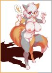  &lt;3 anthro arcanis_(hahaluckyme) big_breasts breasts calico_cat digitigrade domestic_cat felid feline felis female fur hi_res huge_breasts mammal multicolored_body multicolored_fur nipples nude pawpads red_eyes smile solo sya thick_thighs 