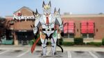  animal_crossing anthro applebees armor bell blonde_hair domestic_cat drawfee drawfee_(copyright) felid feline felis hair hi_res karina_farek male mammal nintendo photo_background photography_(artwork) prick_ears raymond_(animal_crossing) solo tail 