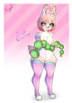  absurd_res anal_beads anthro big_butt blue_eyes breasts butt challenge clothed clothing colored digital_drawing_(artwork) digital_media_(artwork) exhibitionism female fur hi_res lagomorph leporid mammal ncize nervous_sweat pink_body pink_fur rabbit sex_toy skimpy small_breasts solo 