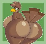  accipitrid accipitriform anthro avian bird breasts butt eagle female hi_res pilot129 solo 