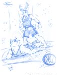  2011 2012 anthro ball basketball basketball_(ball) basketball_court basketball_hoop basketball_uniform buck_hopper clothed clothing cooner english_text fur lagomorph leporid male mammal rabbit sketch sportswear standing standing_over tail text toony uniform unnamed_character url 