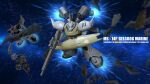  battle beam_rifle commentary_request debris emblem energy_gun english_commentary gelgoog_marine gundam gundam_0083 mecha mobile_suit motion_blur realistic rick_dom_ii robot roundel shield space starry_background thrusters user_aajy5483 weapon zeon 