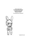  2020 bell bell_collar bunnybits clothed clothing collar comic end_page english_text female fur hair hi_res lagomorph leporid mammal rabbit simple_background solo text 