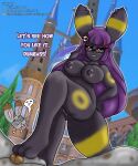  5:6 anthro balls big_breasts black_body black_eyes black_fur blush breasts bunnelby digital_media_(artwork) dominant dominant_female duo eeveelution english_text erection eyewear female foot_fetish foot_on_penis foot_play fur generation_2_pokemon generation_6_pokemon genitals glasses hair hi_res lagomorph looking_at_viewer low-angle_view luneiumbreon_(mintyspirit) male male/female mammal mintyspirit nintendo nipples nude open_mouth penis pokemon pokemon_(species) purple_hair pussy red_sclera sin_cyan06 solo teeth text umbreon 