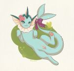  absurd_res blackmoralblack eeveelution female feral generation_1_pokemon genitals hi_res inviting love lying mira_(blackmoralblack) nintendo on_back pokemon pokemon_(species) pussy smile solo vaporeon 