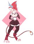  anthro blonde_hair blush burmecian clothing dragoon female final_fantasy final_fantasy_ix final_fantasy_vii fizzy-dog freya_crescent hair hat headgear headwear hi_res mammal rodent solo square_enix 